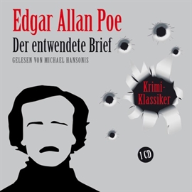 Hörbuch Der entwendete Brief  - Autor Edgar Allan Poe   - gelesen von Michael Hansonis