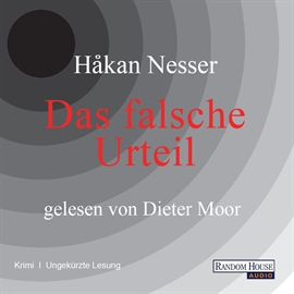 Hörbuch Das falsche Urteil  - Autor Håkan Nesser   - gelesen von Max Dieter Moor