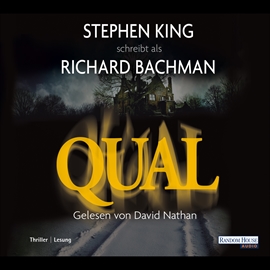 Hörbuch Qual  - Autor Richard Bachman;Stephen King   - gelesen von David Nathan