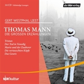 Hörbuch Die großen Erzählungen  - Autor Thomas Mann   - gelesen von Gert Westphal
