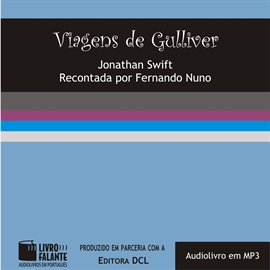 Audiolibro Viagens de Gulliver  - autor Jonathan Swift  