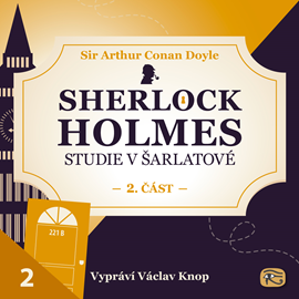 Audiokniha Studie v šarlatové – 2. část  - autor Arthur Conan Doyle   - interpret Václav Knop