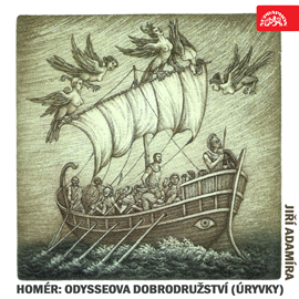 Audiokniha Odysseova dobrodružství (úryvky)  - autor Homér   - interpret Jiří Adamíra
