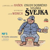 Audiokniha Osudy dobrého vojáka Švejka  - autor Jaroslav Hašek   - interpret více herců
