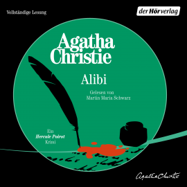Hörbuch Alibi  - Autor Agatha Christie   - gelesen von Martin Maria Schwarz