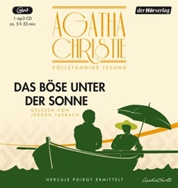 Hörbuch Das Böse unter der Sonne  - Autor Agatha Christie   - gelesen von Jürgen Tarrach