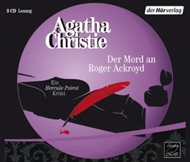 Hörbuch Der Mord an Roger Ackroyd  - Autor Agatha Christie   - gelesen von Lambert Hamel