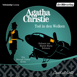 Hörbuch Tod in den Wolken  - Autor Agatha Christie   - gelesen von Martin Maria Schwarz