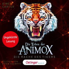Hörbuch Die Erben der Animox 5. Die Rache des Tigers  - Autor Aimée Carter   - gelesen von Peter Kaempfe
