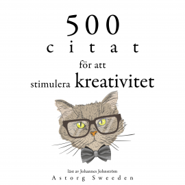 Hörbuch 500 citat för att stimulera kreativitet  - Autor Albert Einstein   - gelesen von Johannes Johnström