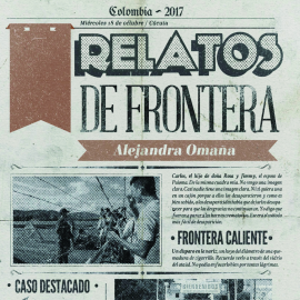 Hörbuch Relatos de Frontera  - Autor Alejandra Omaña   - gelesen von Lorena Muñoz