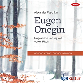 Hörbuch Eugen Onegin  - Autor Alexander Puschkin   - gelesen von Volker Risch
