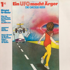 Hörbuch 01: Ein Ufo macht Ärger  - Autor Alfred Krink   - gelesen von Schauspielergruppe