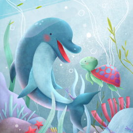 Hörbuch Dolphin dreams  - Autor Alva Bjorkman   - gelesen von Clare Staniforth