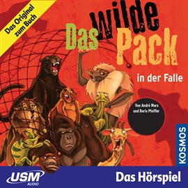 Hörbuch Das Wilde Pack in der Falle (Das wilde Pack 5)  - Autor André Marx;Boris Pfeiffer   - gelesen von Schauspielergruppe