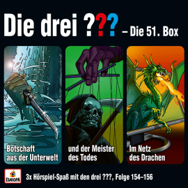 Hörbuch 3er-Box (Folgen 154 - 156) - 51. Box  - Autor André Minninger   - gelesen von Schauspielergruppe