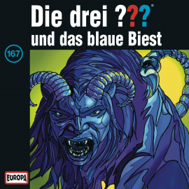 Hörbuch Folge 167: Die drei ??? und das blaue Biest  - Autor André Minninger   - gelesen von N.N.