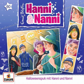 Hörbuch Folge 60: Halloweenspuk mit Hanni und Nanni  - Autor André Minninger   - gelesen von Hanni und Nanni.