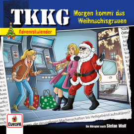 Hörbuch TKKG - Morgen kommt das Weihnachtsgrauen (Adventskalender)  - Autor André Minninger  