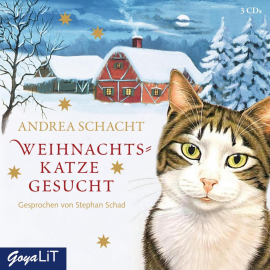 Hörbuch Weihnachtskatze gesucht  - Autor Andrea Schacht   - gelesen von Stephan Schad