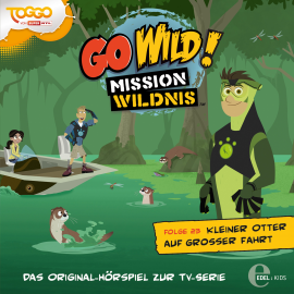 Hörbuch Kleiner Otter auf großer Fahrt (Go Wild - Mission Wildnis 23)  - Autor Andreas Lueck   - gelesen von Schauspielergruppe