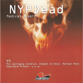 Hörbuch VX (NYPDead - Medical Report 5)  - Autor Andreas Masuth   - gelesen von Schauspielergruppe