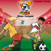 Hörbuch Boeses Foulspiel - Fussball-Haie 8  - Autor Andreas Schlüter;Irene Margil   - gelesen von Fjodor Olev