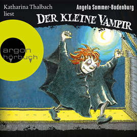 Hörbuch Der kleine Vampir (Der kleine Vampir 1)  - Autor Angela Sommer-Bodenburg   - gelesen von Katharina Thalbach