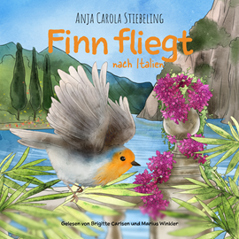 Hörbuch Finn fliegt nach Italien - Vogelzug in einer liebevollen und packenden Geschichte erzählt (Ungekürzt)  - Autor Anja Carola Stiebeling   - gelesen von Schauspielergruppe