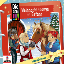 Hörbuch Adventskalender/Weihnachtsponys in Gefahr  - Autor Anke Kell   - gelesen von Schauspielergruppe