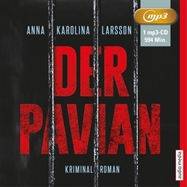 Hörbuch Der Pavian   - Autor Anna Karolina Larsson   - gelesen von David Nathan