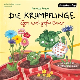 Hörbuch Die Krumpflinge - Egon wird großer Bruder  - Autor Annette Roeder   - gelesen von Stefan Kaminski
