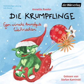 Hörbuch Die Krumpflinge - Egon wünscht krumpfgute Weihnachten  - Autor Annette Roeder   - gelesen von Stefan Kaminski