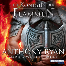 Hörbuch Die Königin der Flammen (Rabenschatten 3)  - Autor Anthony Ryan   - gelesen von Detlef Bierstedt