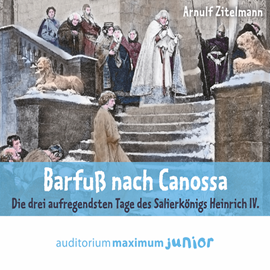 Hörbuch Barfuß nach Canossa  - Autor Arnulf Zitelmann   - gelesen von Martin Falk.