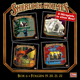 Hörbuch Box 6 (Sherlock Holmes - Die geheimen Fälle des Meisterdetektivs Folgen 19, 20, 21, 22)  - Autor Arthur Conan Doyle.   - gelesen von Schauspielergruppe