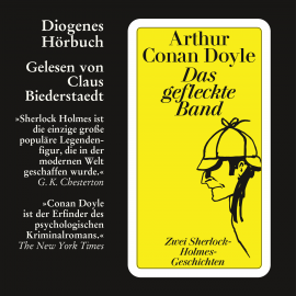 Hörbuch Das gefleckte Band  - Autor Arthur Conan Doyle   - gelesen von Claus Biederstaedt