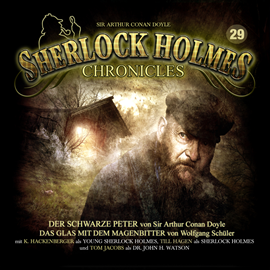 Hörbuch Der schwarze Peter (Sherlock Holmes Chronicles 29)  - Autor Sir Arthur Conan Doyle;Markus Winter   - gelesen von Schauspielergruppe
