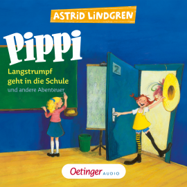 Hörbuch Pippi Langstrumpf geht in die Schule und andere Abenteuer  - Autor Astrid Lindgren   - gelesen von Schauspielergruppe
