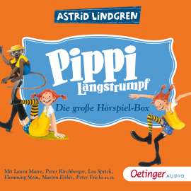 Hörbuch Pippi Langstrumpf. Die große Hörspielbox  - Autor Astrid Lingren   - gelesen von Schauspielergruppe