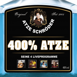 Hörbuch 400% Atze  - Autor Atze Schröder  