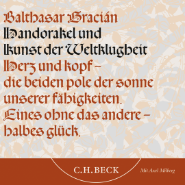 Hörbuch Handorakel und Kunst der Weltklugheit  - Autor Balthasar Gracián   - gelesen von Schauspielergruppe