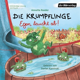 Hörbuch Die Krumpflinge - Egon taucht ab  - Autor Annette Roeder   - gelesen von Stefan Kaminski