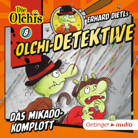 Hörbuch Olchi-Detektive 8. Das Mikado-Komplott  - Autor Barbara Iland-Olschewski   - gelesen von Schauspielergruppe