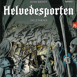Hörbuch Skelethæren - Helvedesporten 4  - Autor Benni Bødker   - gelesen von Mikkel Bay Mortensen