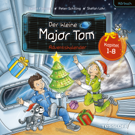 Hörbuch Der kleine Major Tom – Adventskalender (1. Bis 8. Dezember)  - Autor Bernd Flessner   - gelesen von Schauspielergruppe