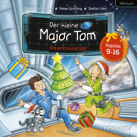 Hörbuch Der kleine Major Tom – Adventskalender (9. Bis 16. Dezember)  - Autor Bernd Flessner   - gelesen von Schauspielergruppe