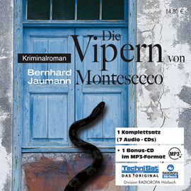 Hörbuch Die Vipern von Montesecco  - Autor Bernhard Jaumann   - gelesen von Sabine Swoboda