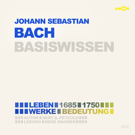 Hörbuch Johann Sebastian Bach (1685-1750) Basiswissen - Leben, Werk, Bedeutung (Ungekürzt)  - Autor Bert Alexander Petzold   - gelesen von René Wagner