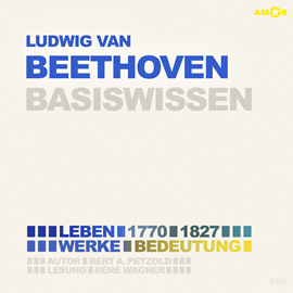 Hörbuch Ludwig van Beethoven (1770-1827) - Leben, Werk, Bedeutung - Basiswissen (Ungekürzt)  - Autor Bert Alexander Petzold   - gelesen von René Wagner